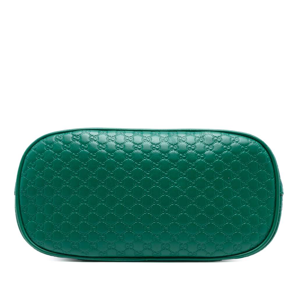 Gucci Mini Microguccissima Dome Satchel Green Leather Very good condition - Inside View