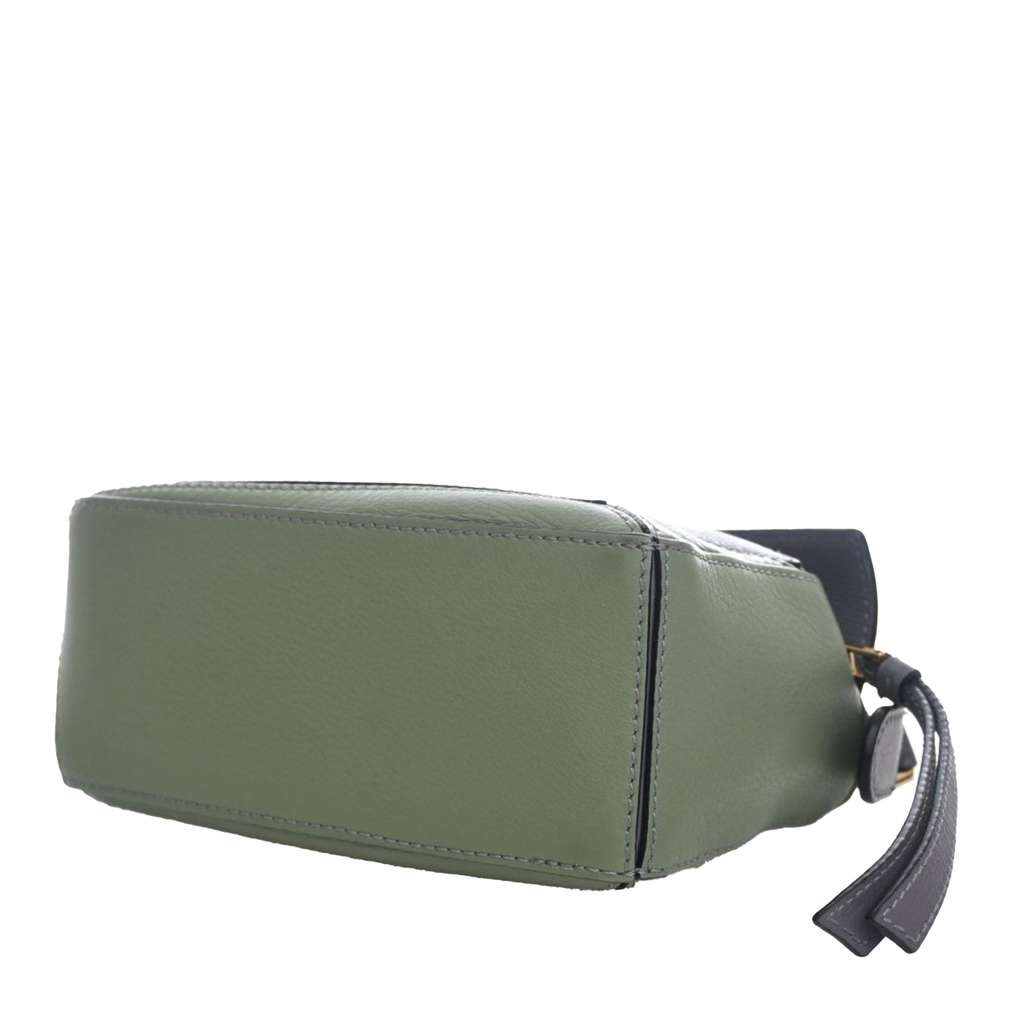 Loewe Mini Tricolor Calfskin Puzzle Satchel Grey Leather Very good condition - Box View