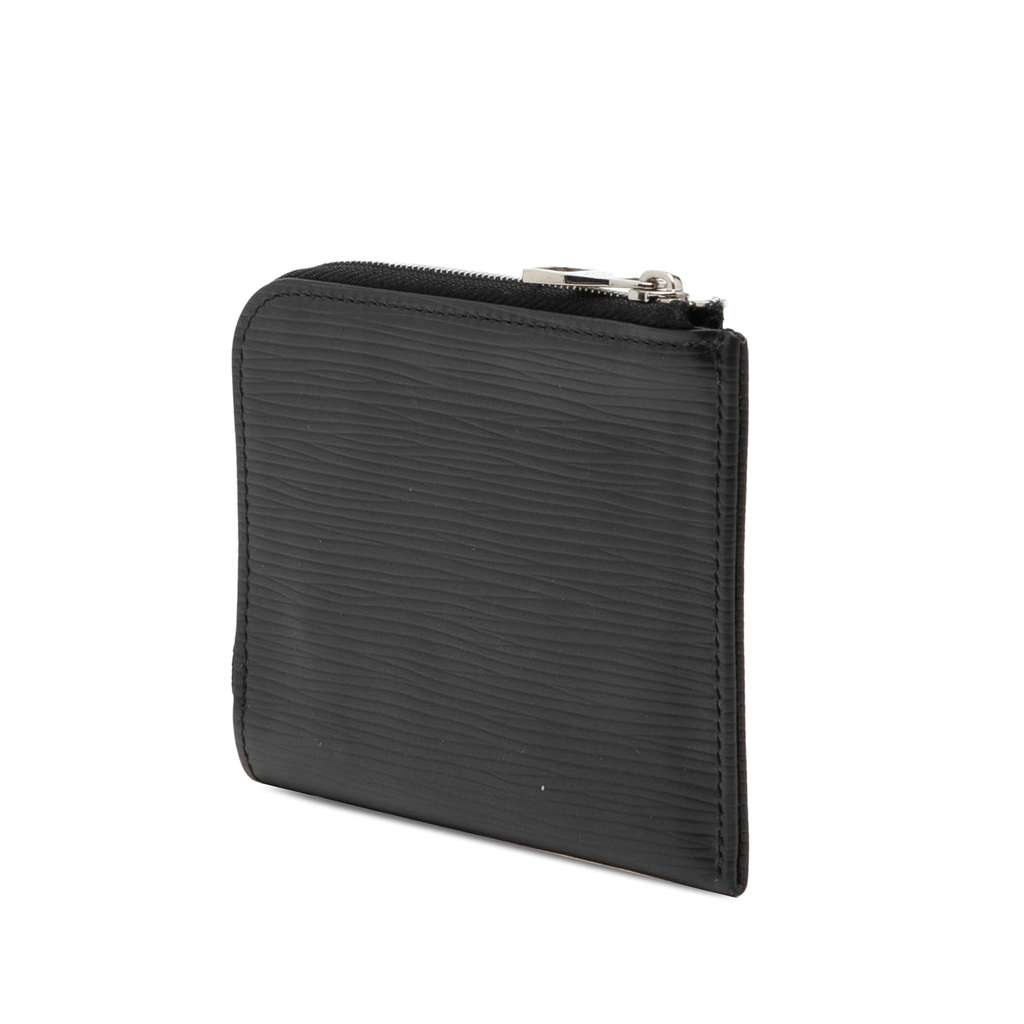 Louis Vuitton Epi Coin Pouch Black Leather Very good condition - Back View