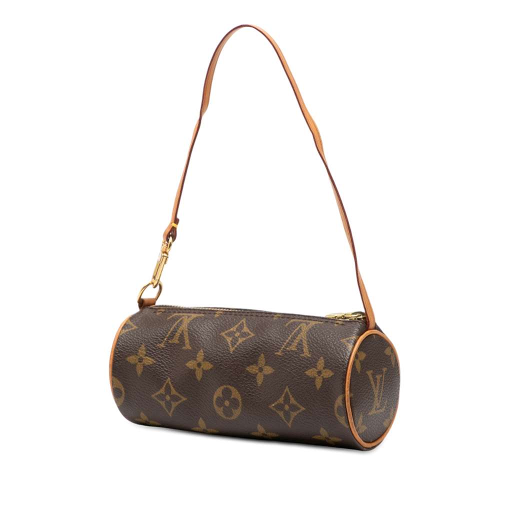 Louis Vuitton Monogram Papillon Pochette Brown Very good condition - Back View