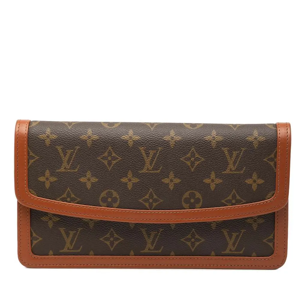 Louis Vuitton Monogram Pochette Dame PM Brown Very good - Front View