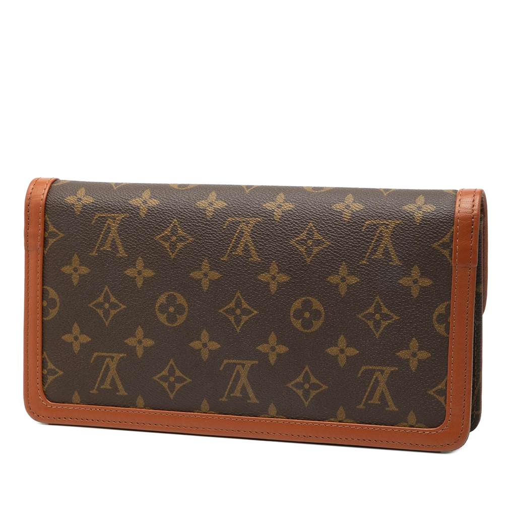 Louis Vuitton Monogram Pochette Dame PM Brown Very good condition - Back View