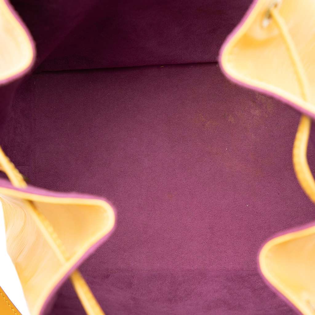 Louis Vuitton Epi Petit Noe Yellow Leather Very good condition - Model View