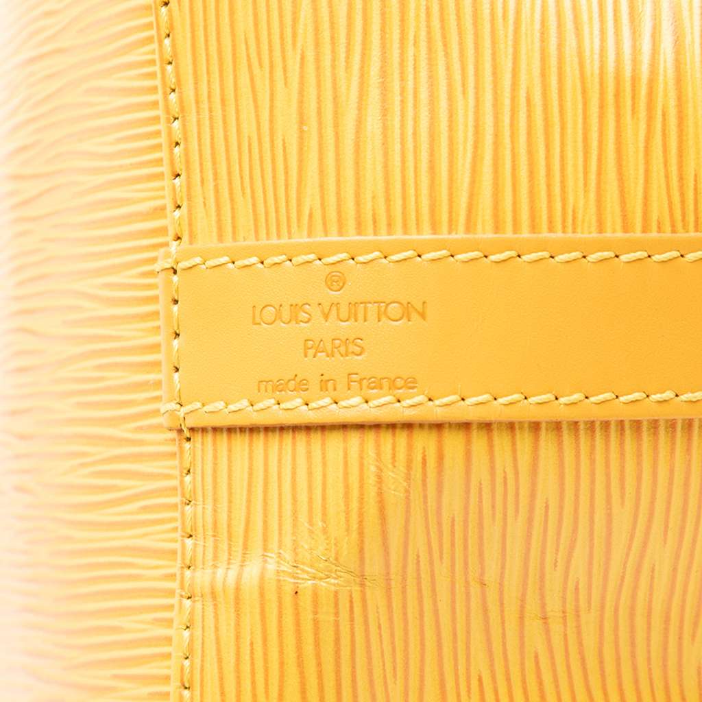 Louis Vuitton Epi Petit Noe Yellow Leather Very good condition - Box View