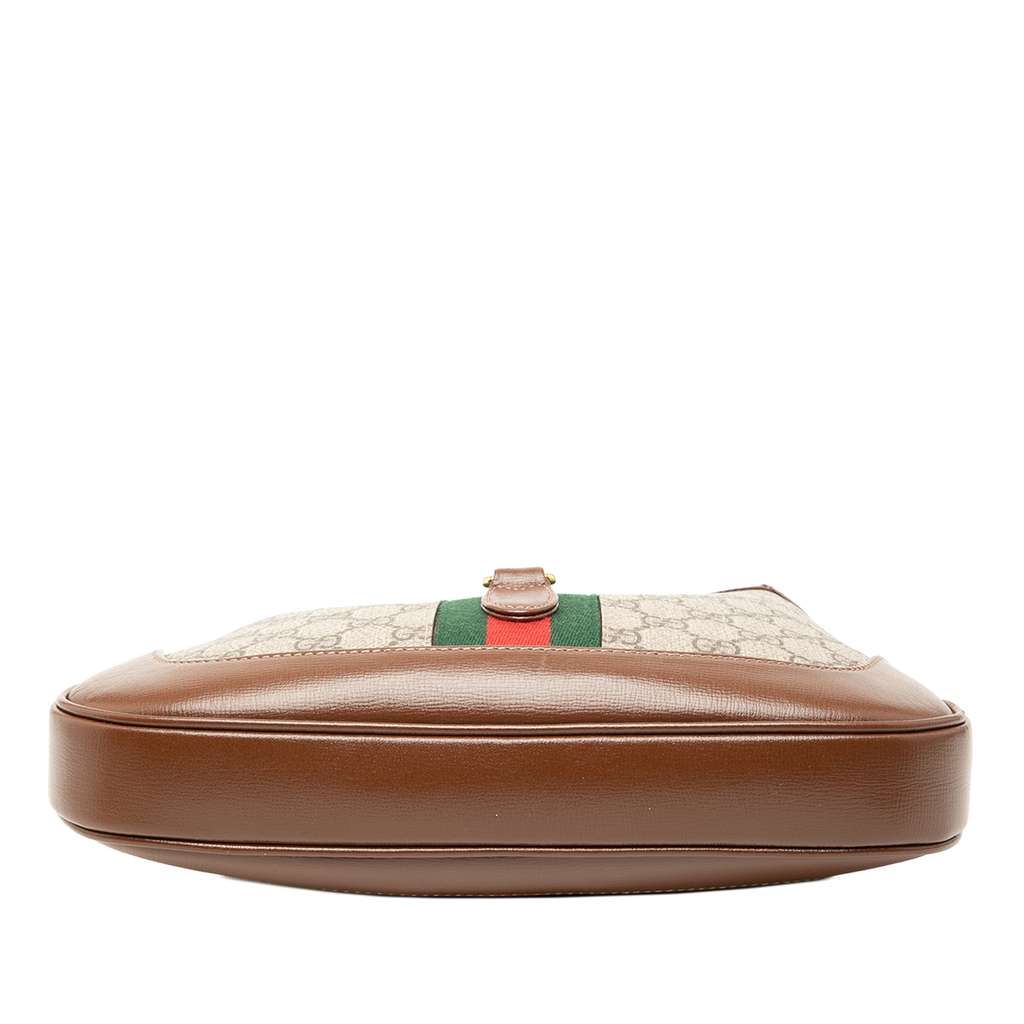 Gucci Small GG Supreme Web Jackie 1961 Crossbody Beige Canvas Very good condition - Inside View