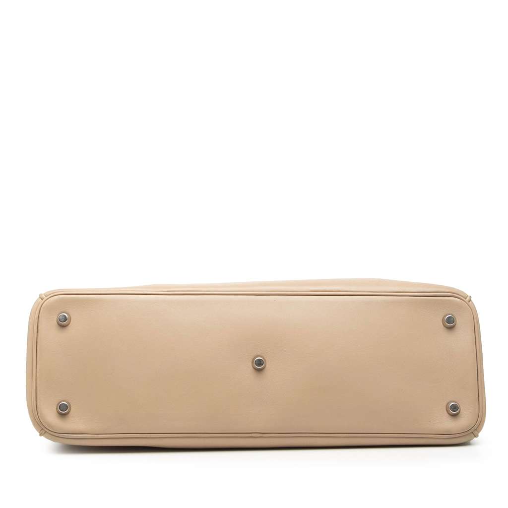 Dior Large Leather Diorissimo Satchel Beige Leather Good condition - Inside View