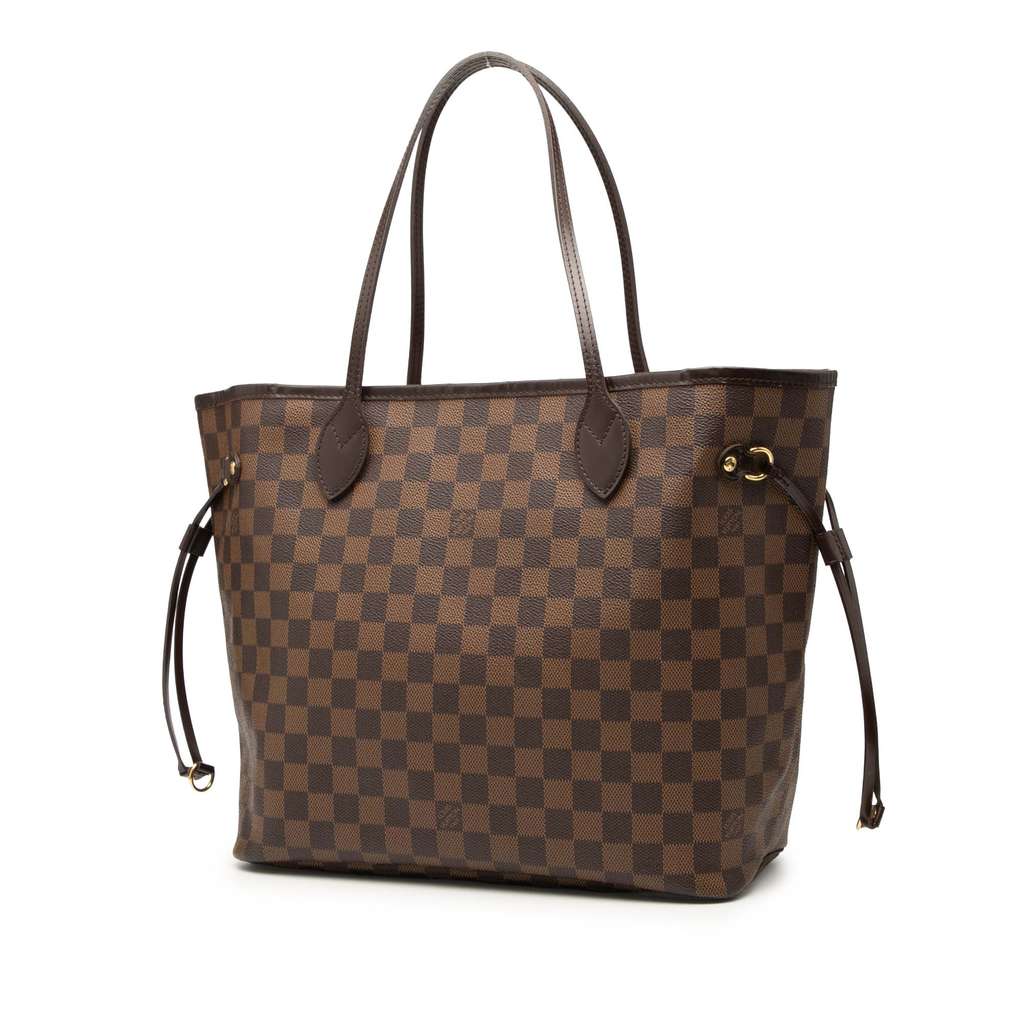 Louis Vuitton Damier Ebene Neverfull MM Brown Very good condition - Back View