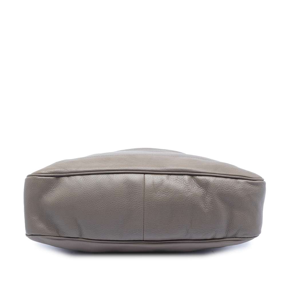 Gucci Calfskin Bamboo Diana Satchel Grey Leather Very good condition - Inside View