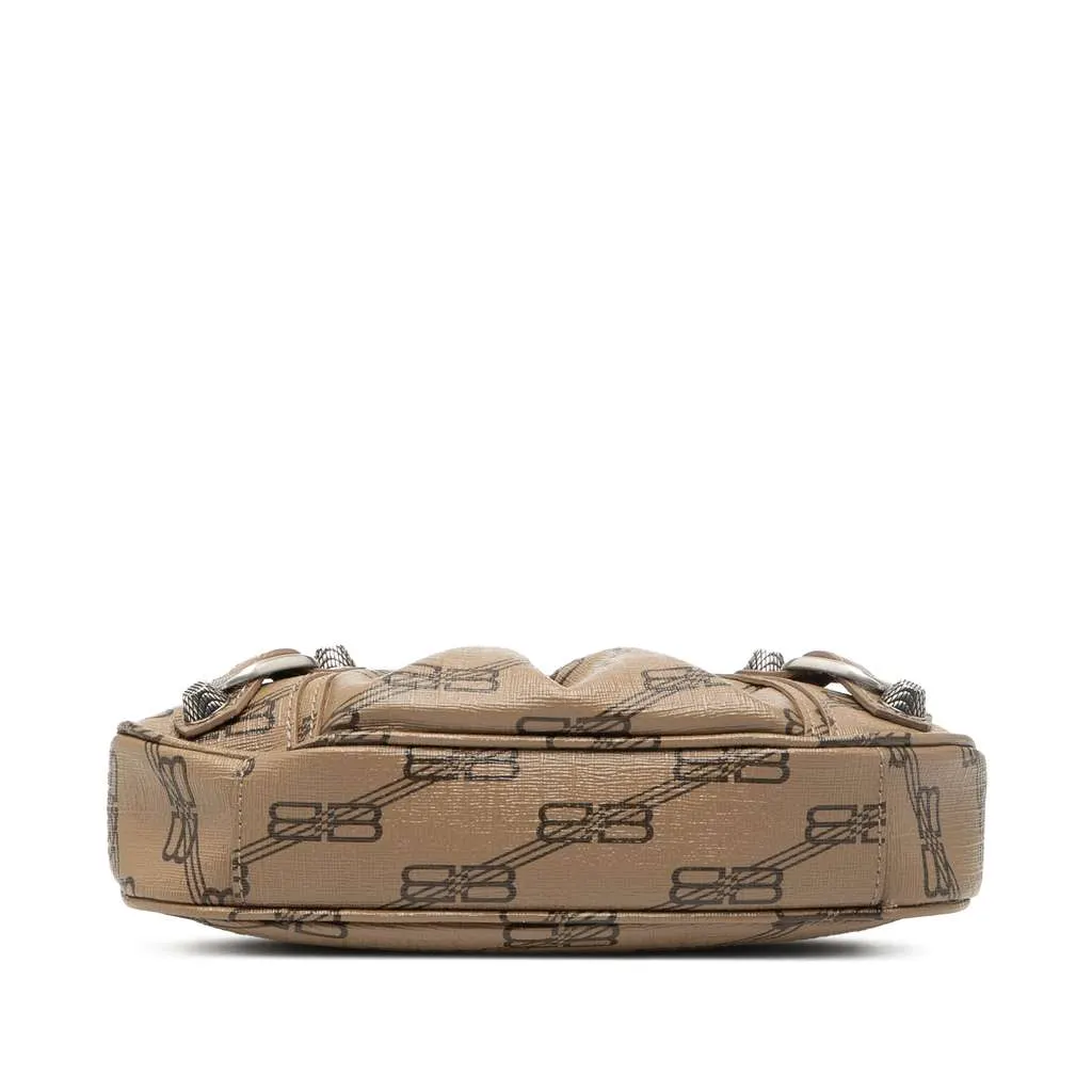 Balenciaga Mini BB Monogram Coated Canvas Le Cagole Brown Canvas Very good - Inside View
