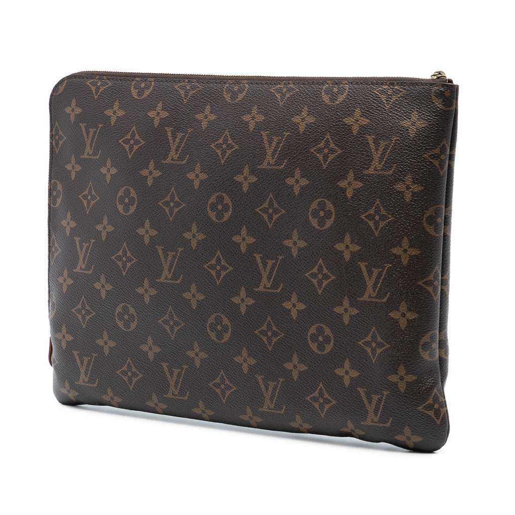 Louis Vuitton Monogram Etui Voyage MM Brown Very good condition - Back View