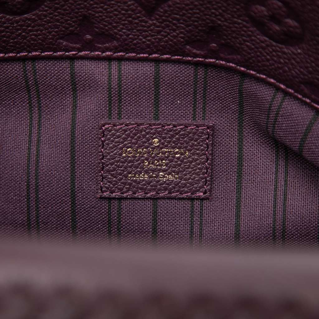 Louis Vuitton Monogram Empreinte Artsy MM Purple Leather Very good condition - Box View