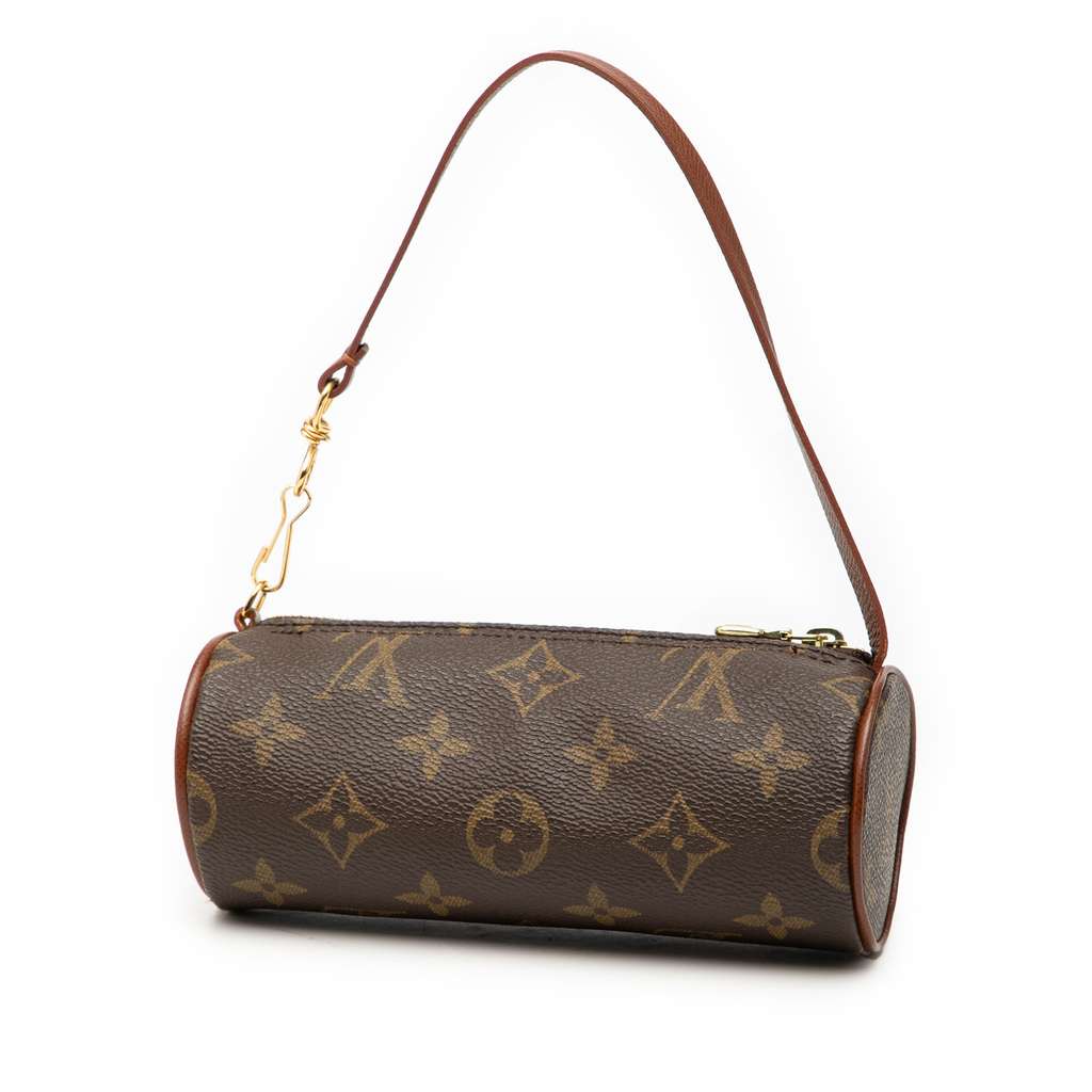 Louis Vuitton Monogram Papillon Pochette Brown Very good condition - Back View