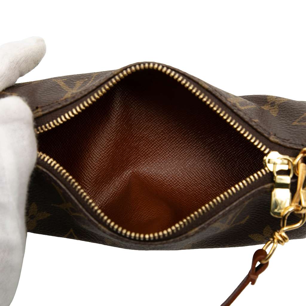 Louis Vuitton Monogram Papillon Pochette Brown Very good condition - Model View