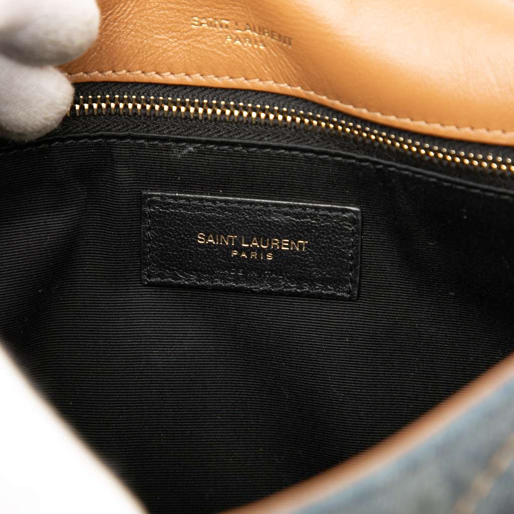 Saint Laurent Medium Denim Niki Blue Denim Very good condition - Box View