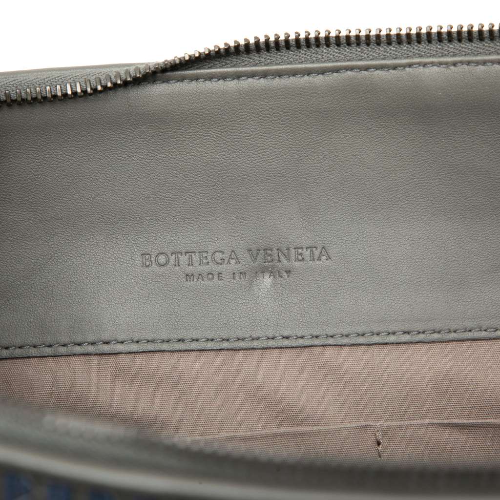 Bottega Veneta Nappa Intrecciato Stripe Document Case MultiColor Leather Very good condition - Box View
