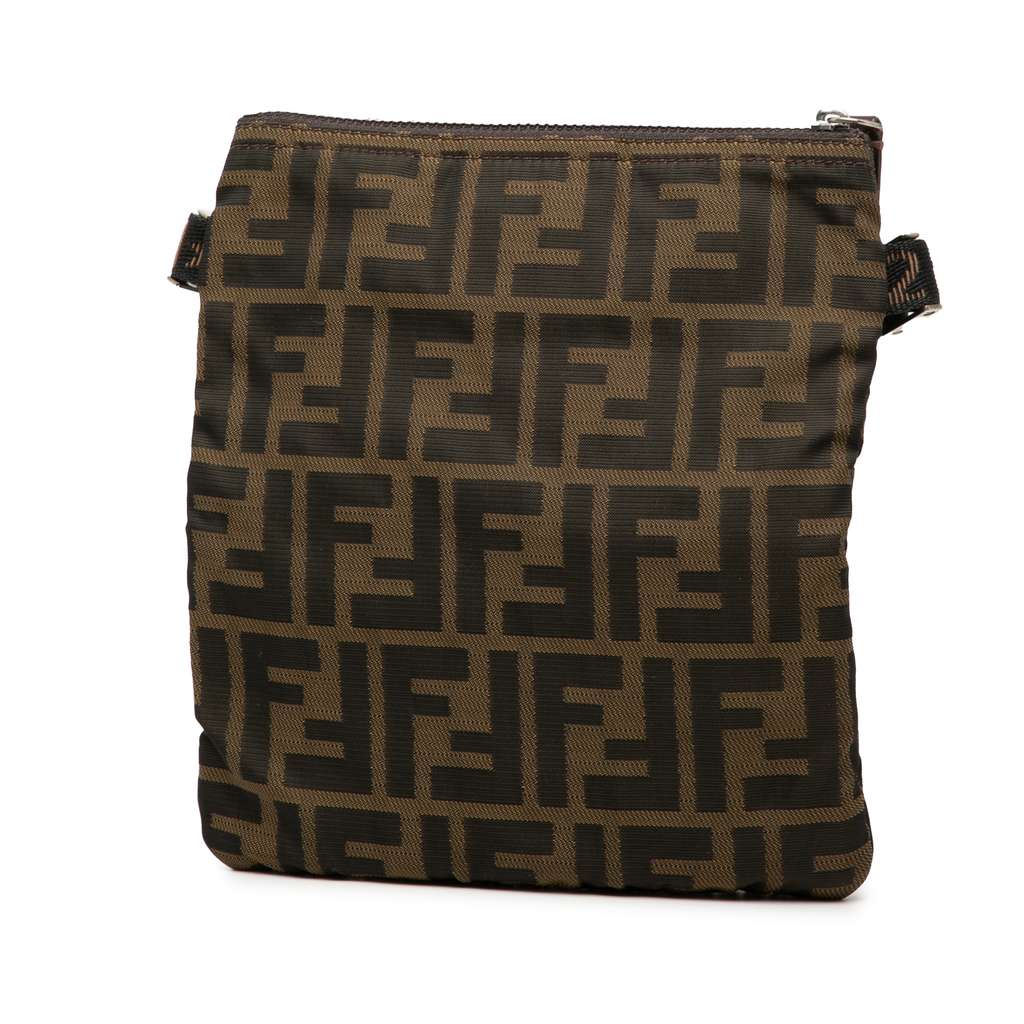 Fendi Zucca Canvas Crossbody Brown Canvas Very good condition - Back View