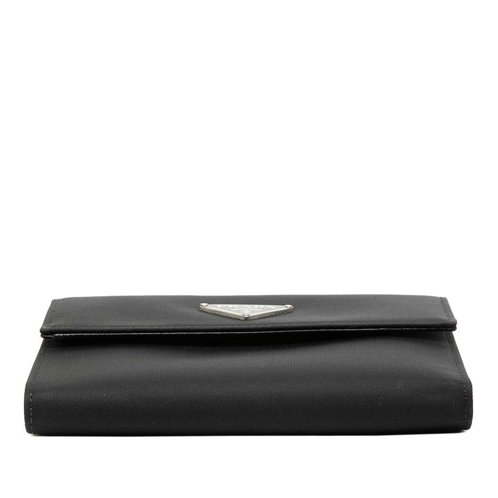 Prada Tessuto Trifold Small Wallet Black Very good condition - Inside View