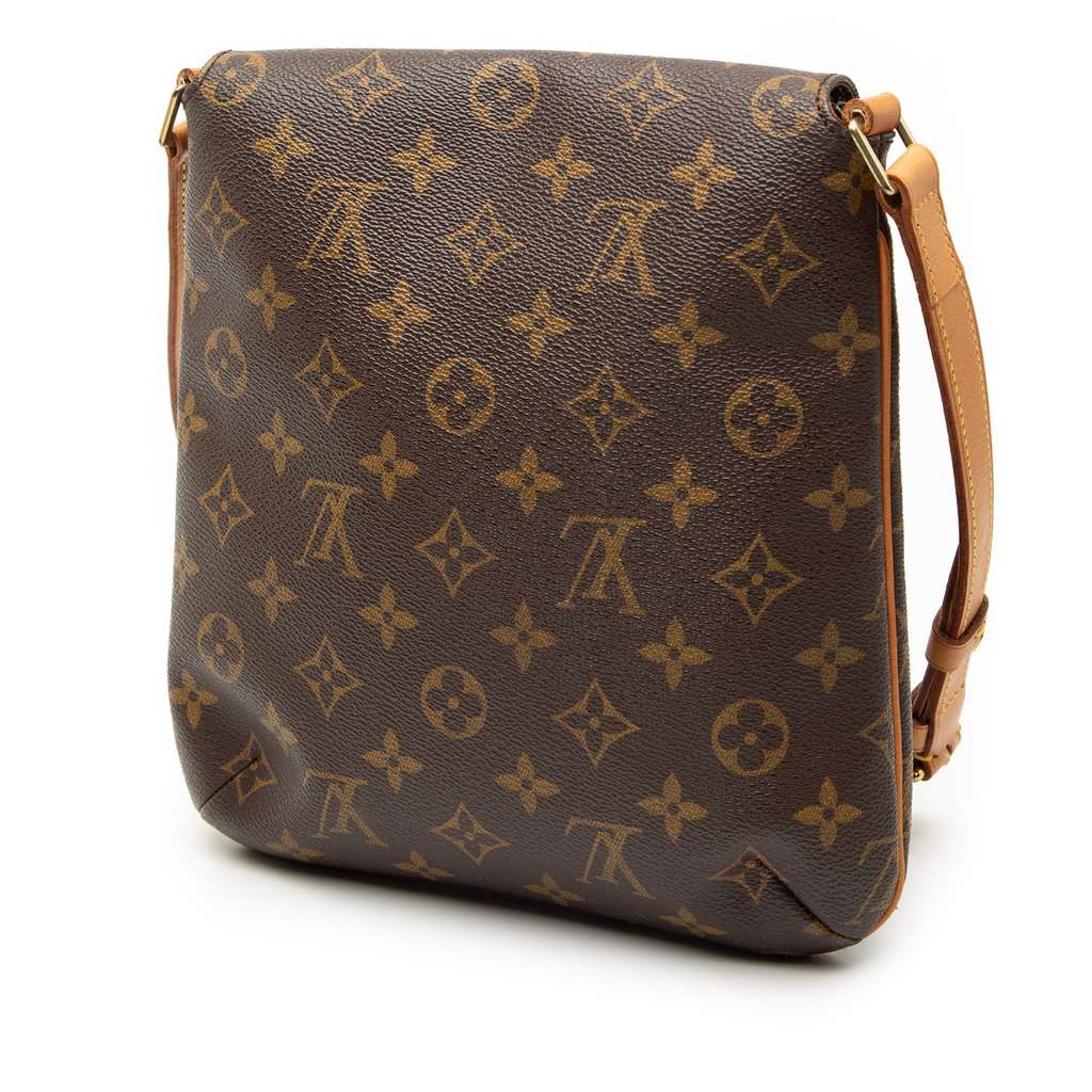 Louis Vuitton Monogram Musette Salsa PM Short Strap Brown Very good condition - Back View