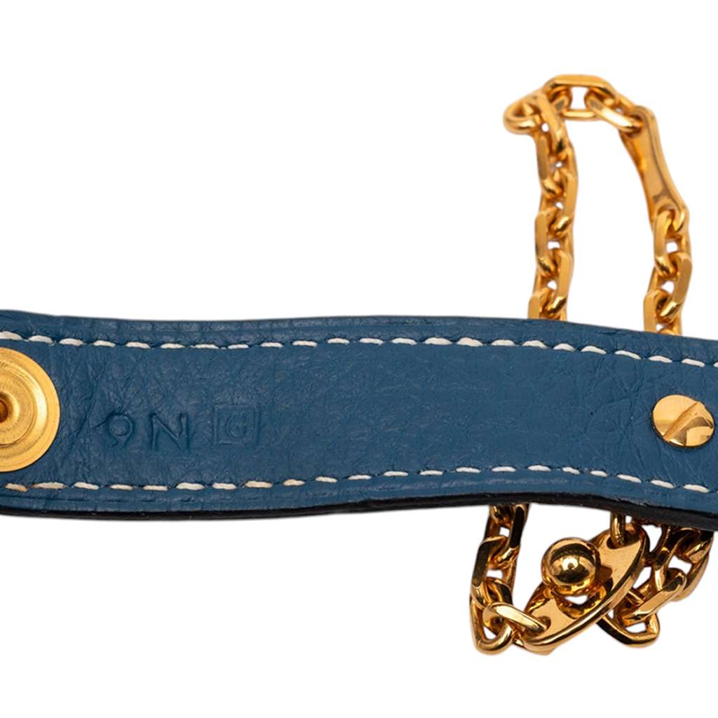 Hermès Togo Nomad Glove Holder Blue Leather Very good condition - Model View