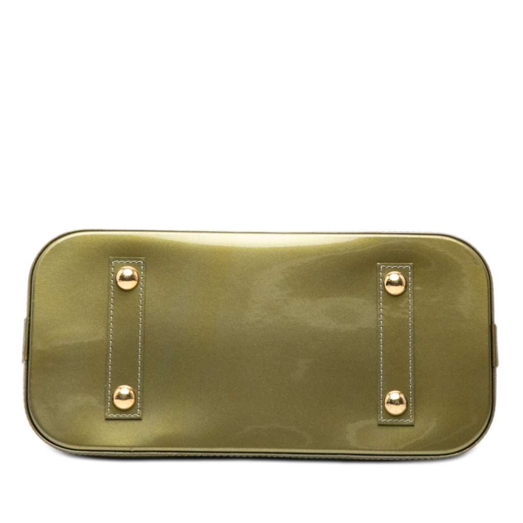Louis Vuitton Monogram Vernis Alma PM Green Leather Very good condition - Inside View