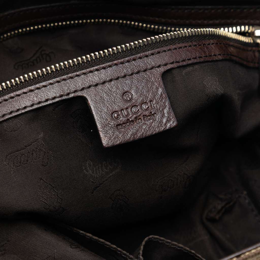 Gucci GG Canvas GG Charm Tote Beige Very good condition - Box View