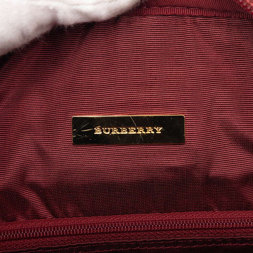 Burberry House Check Canvas Handbag Beige Canvas Very good condition - Box View