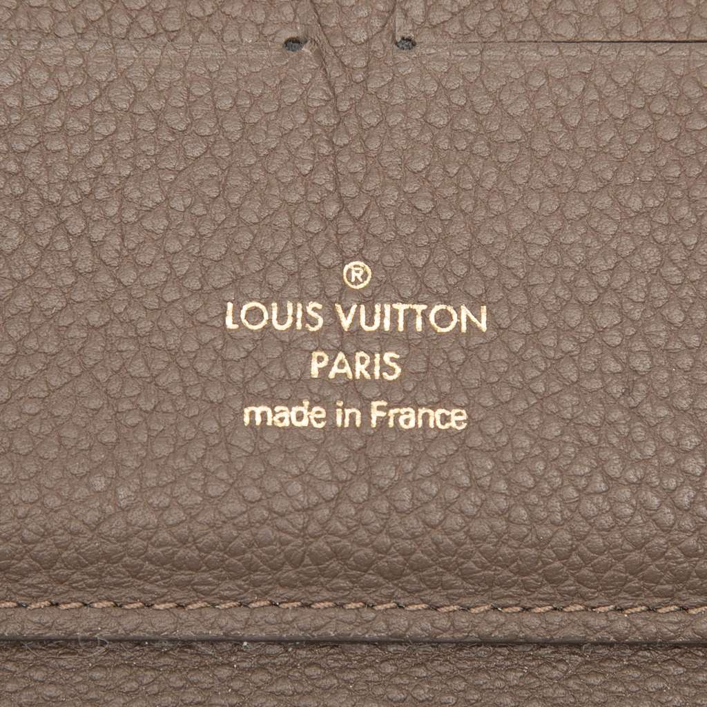 Louis Vuitton Monogram Empreinte Zippy Wallet Brown Leather Very good condition - Box View