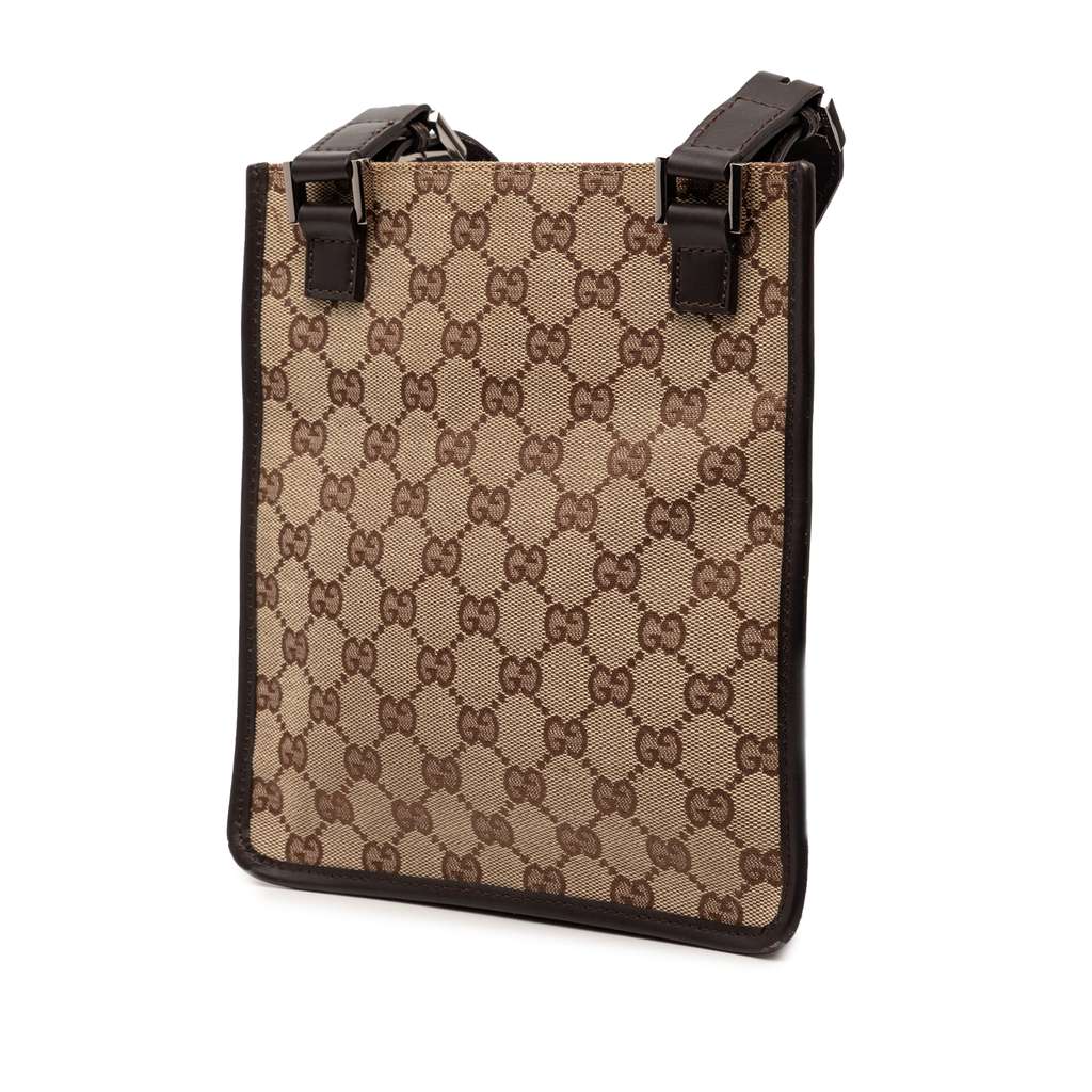 Gucci GG Canvas Crossbody Beige Canvas Very good condition - Back View
