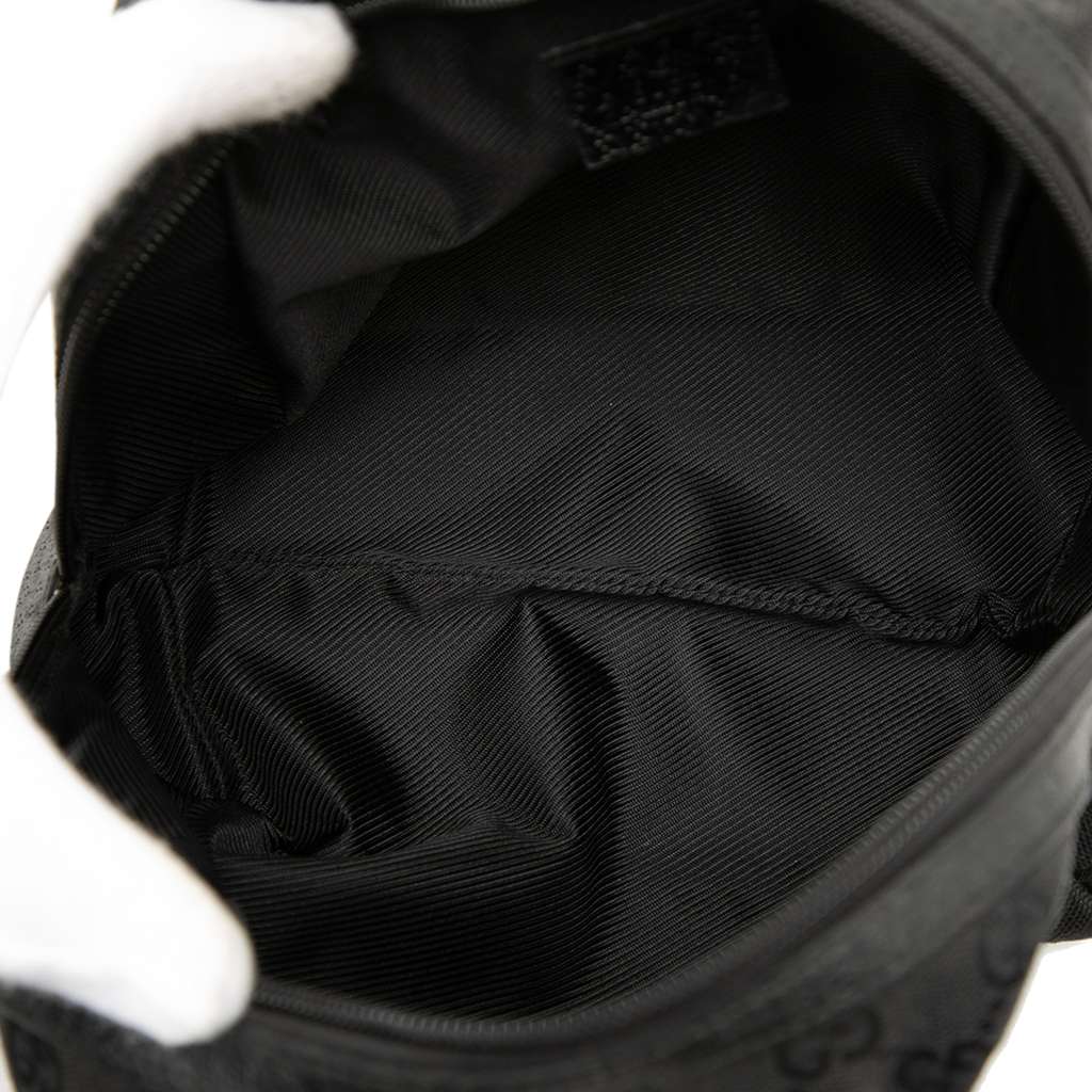 Gucci Mini GG Canvas Balthus Tofu Bag Black Canvas Very good condition - Model View