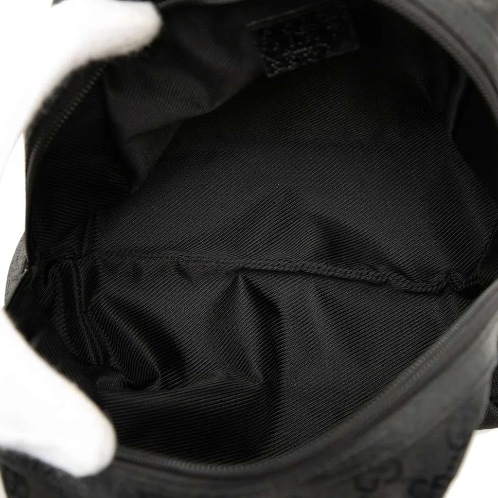 Gucci Mini GG Canvas Balthus Tofu Bag Black Canvas Very good - Model View