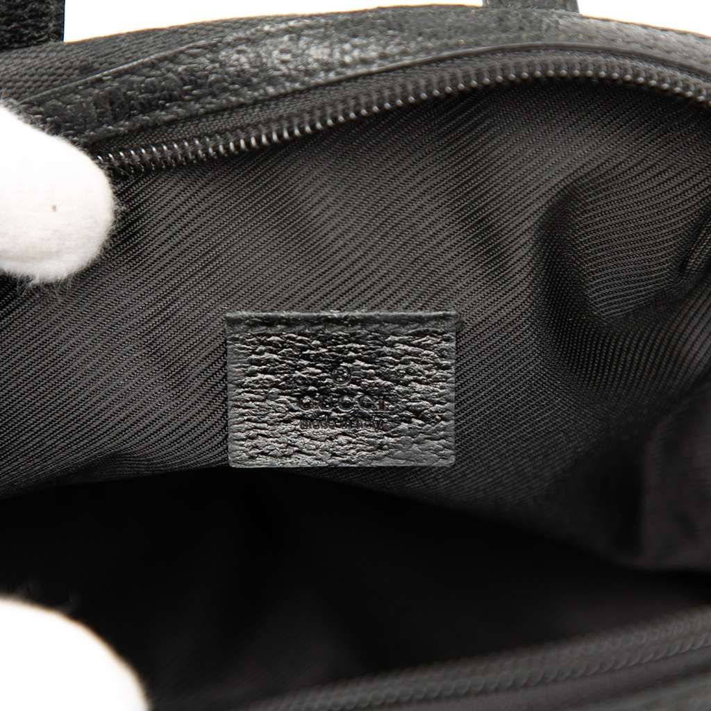 Gucci Mini GG Canvas Balthus Tofu Bag Black Canvas Very good condition - Box View