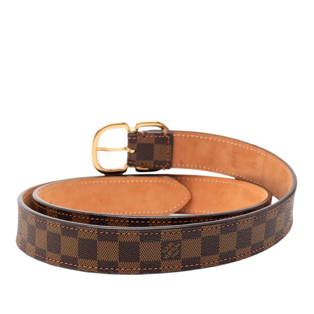 Louis Vuitton Damier Ebene Mini Belt Brown Very good condition - Inside View