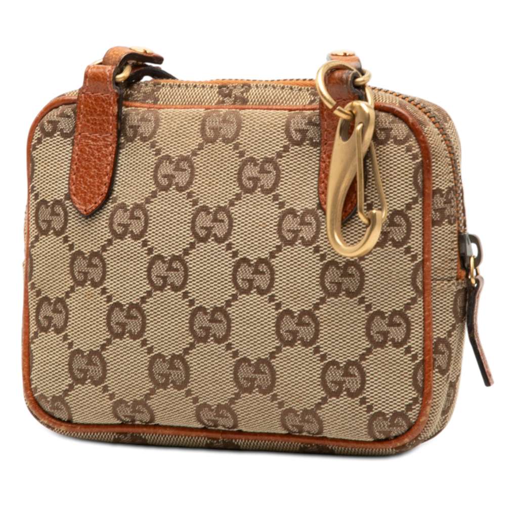 Gucci GG Canvas Crossbody Beige Very good condition - Back View