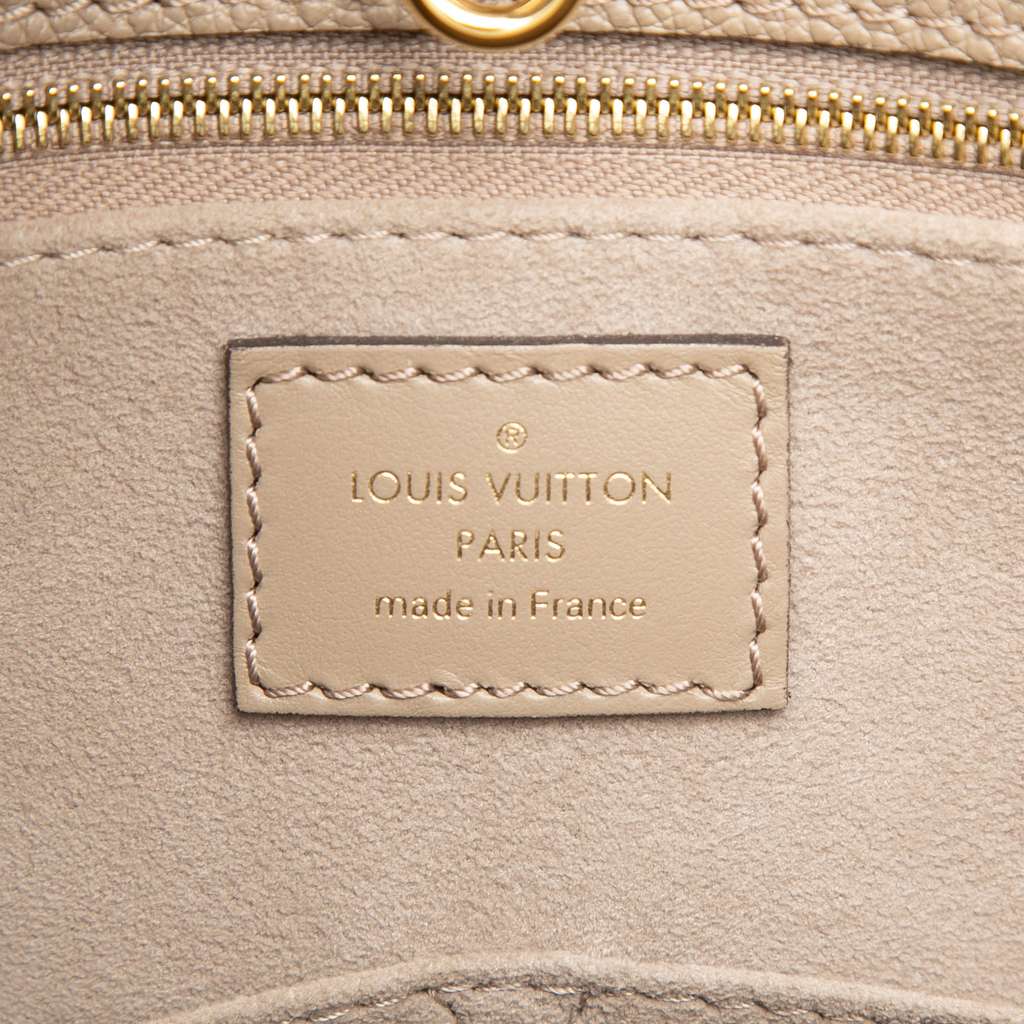 Louis Vuitton Monogram Empreinte OnTheGo MM Beige Leather Very good condition - Box View