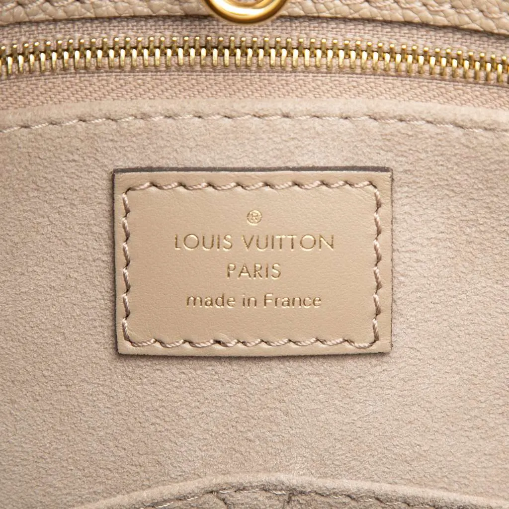 Louis Vuitton Monogram Empreinte OnTheGo MM Beige Leather Very good - Box View