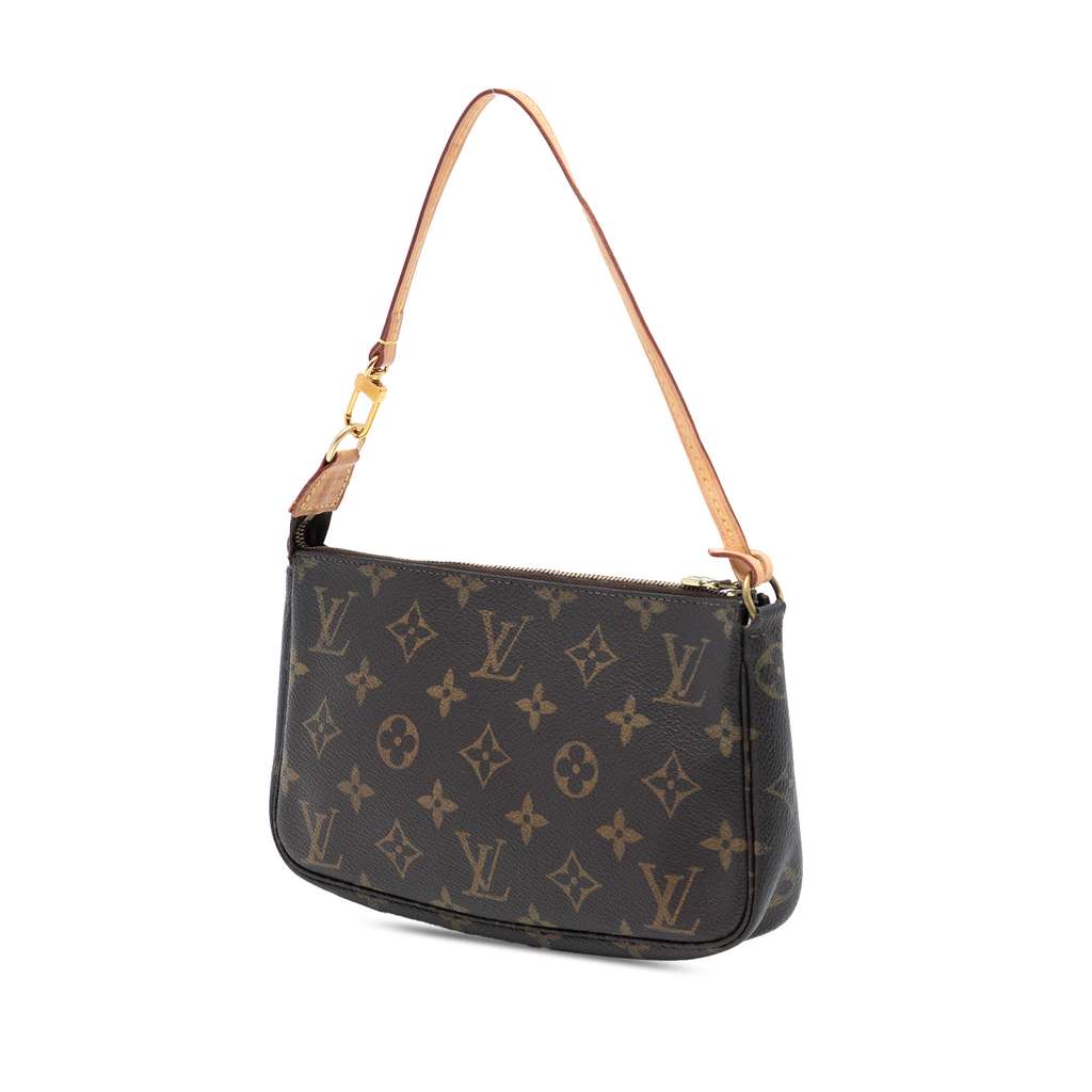Louis Vuitton Monogram Pochette Accessoires Brown Very good condition - Back View