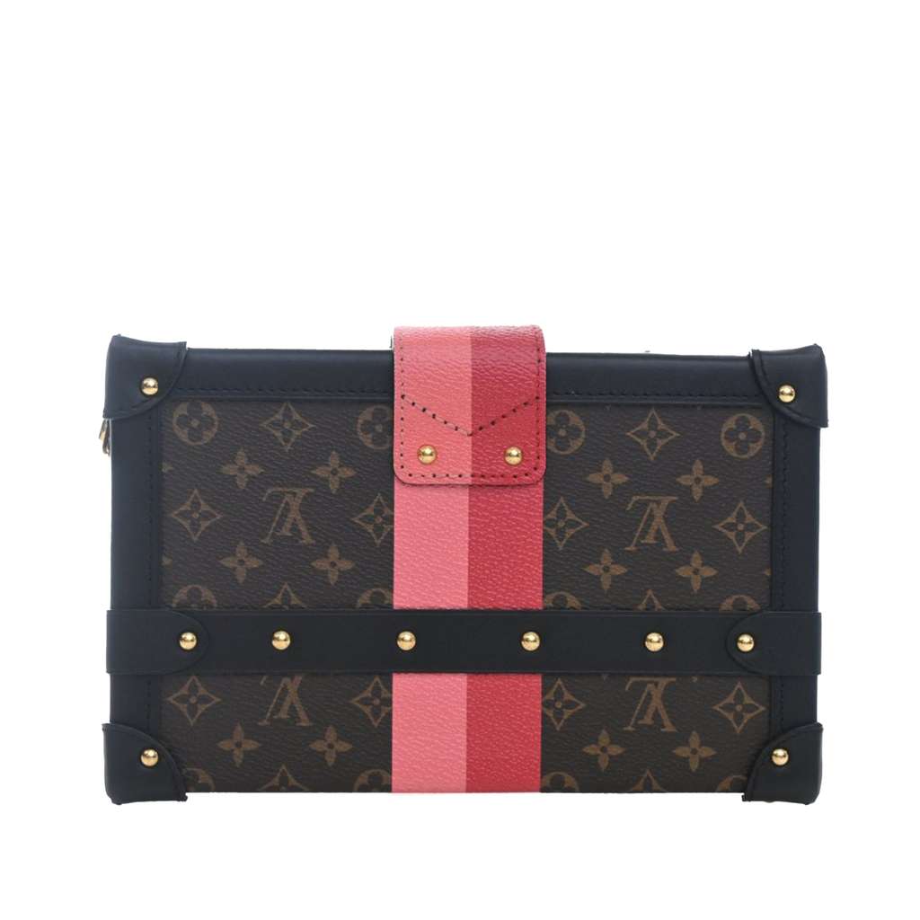 Louis Vuitton Monogram Petite Malle Brown Very good condition - Back View