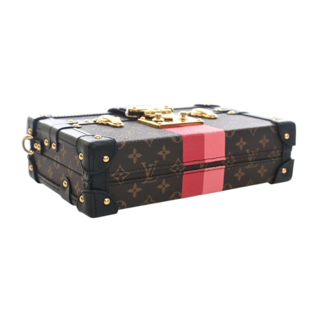 Louis Vuitton Monogram Petite Malle Brown Very good condition - Box View