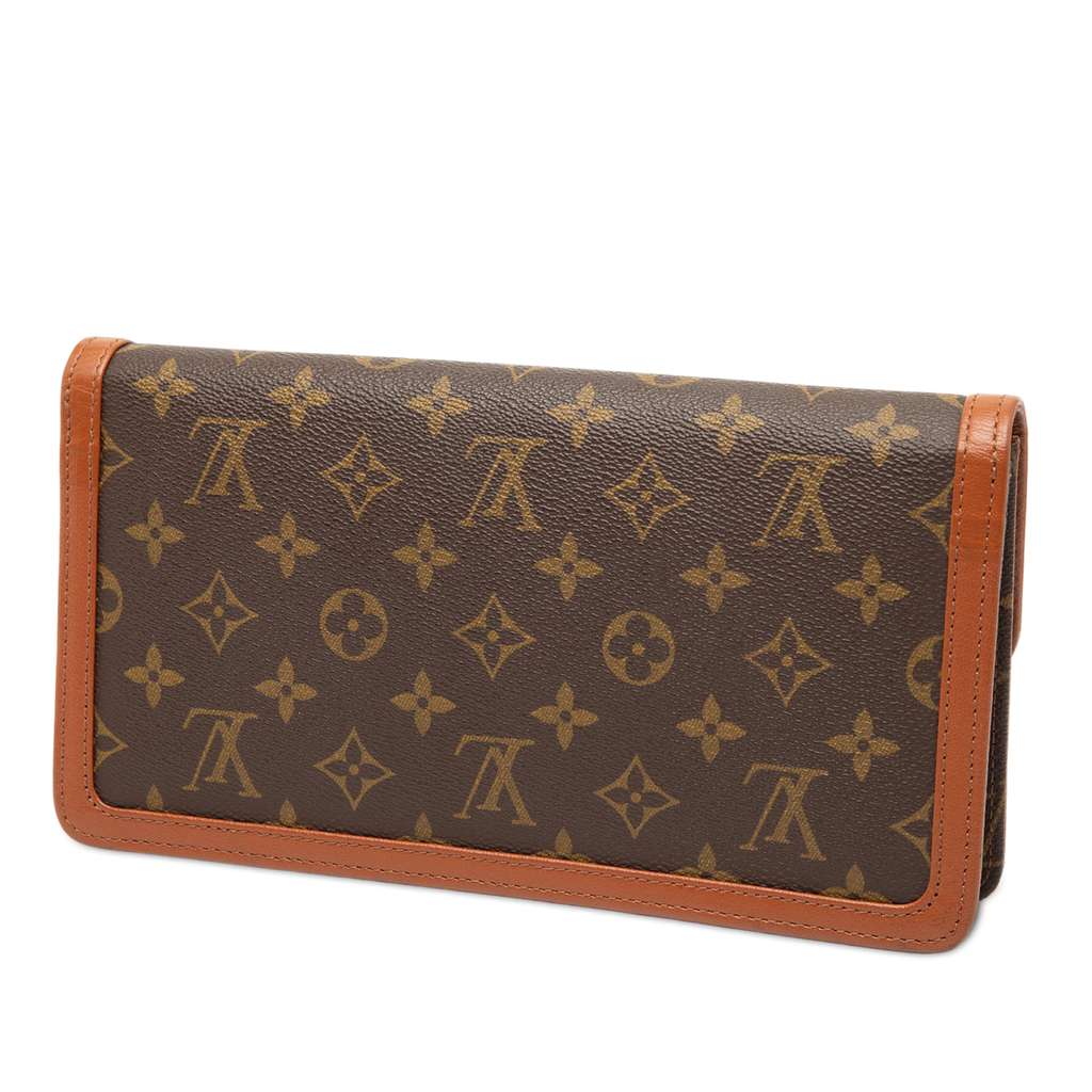 Louis Vuitton Monogram Pochette Dame PM Brown Very good condition - Back View