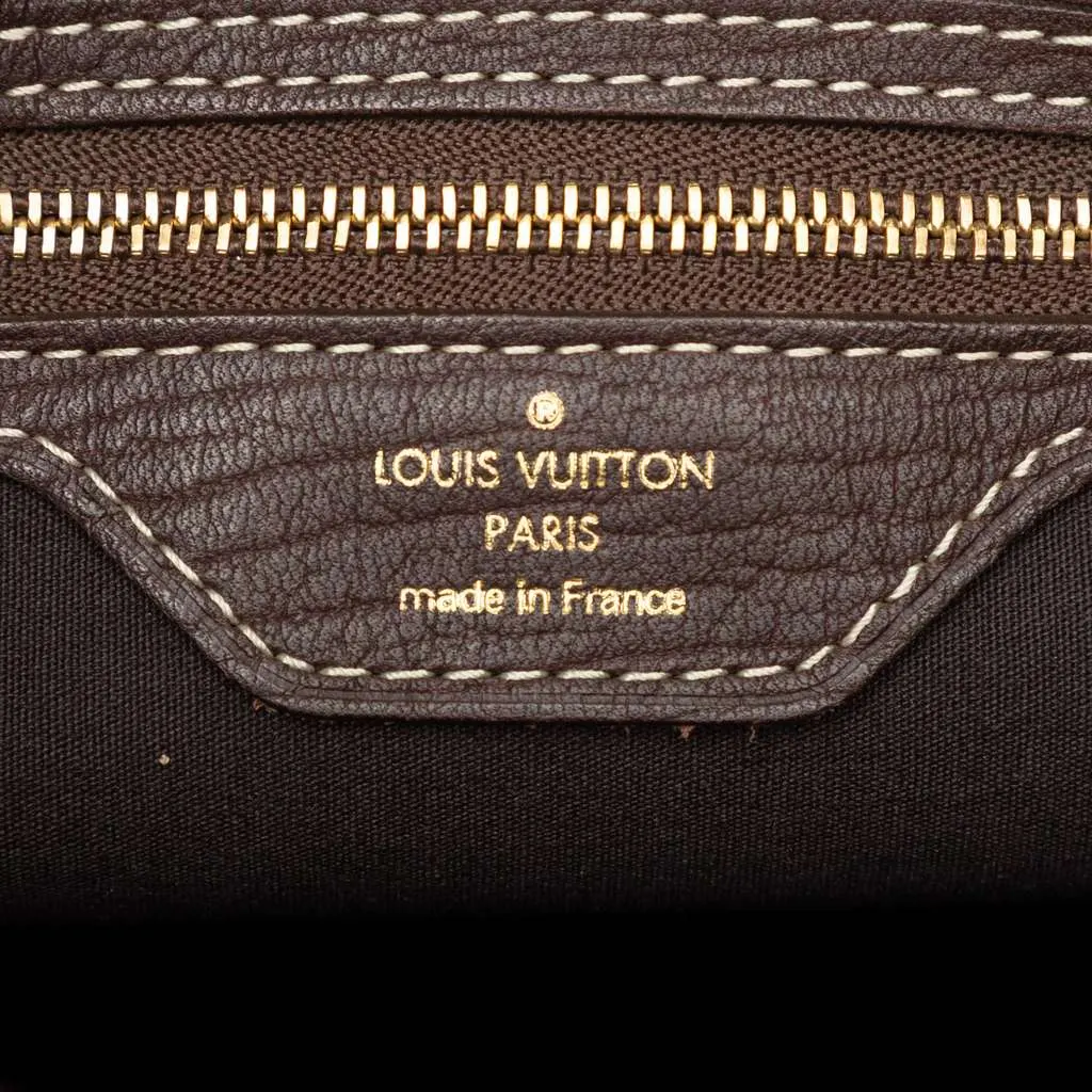 Louis Vuitton Monogram Mini Lin Bucket PM Brown Canvas Very good - Box View
