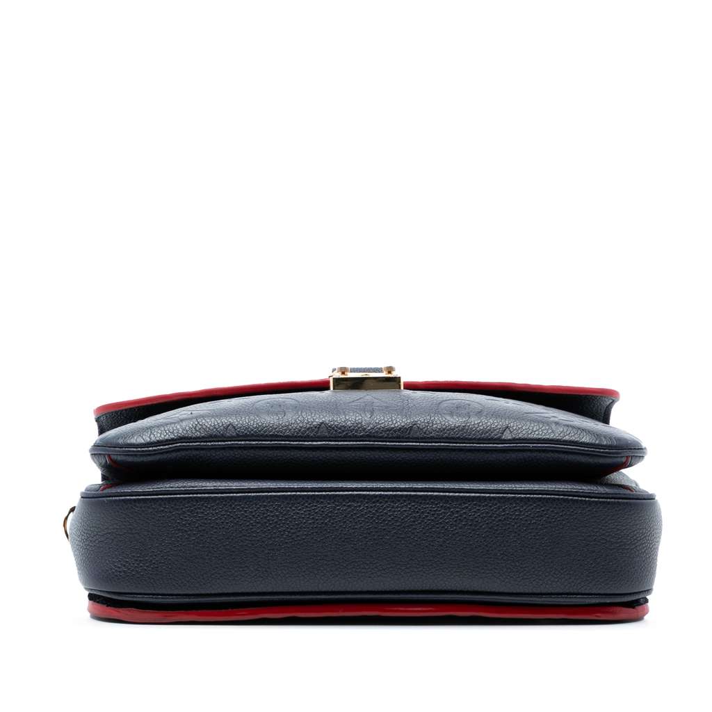 Louis Vuitton Monogram Empreinte Pochette Metis Blue Leather Very good condition - Inside View