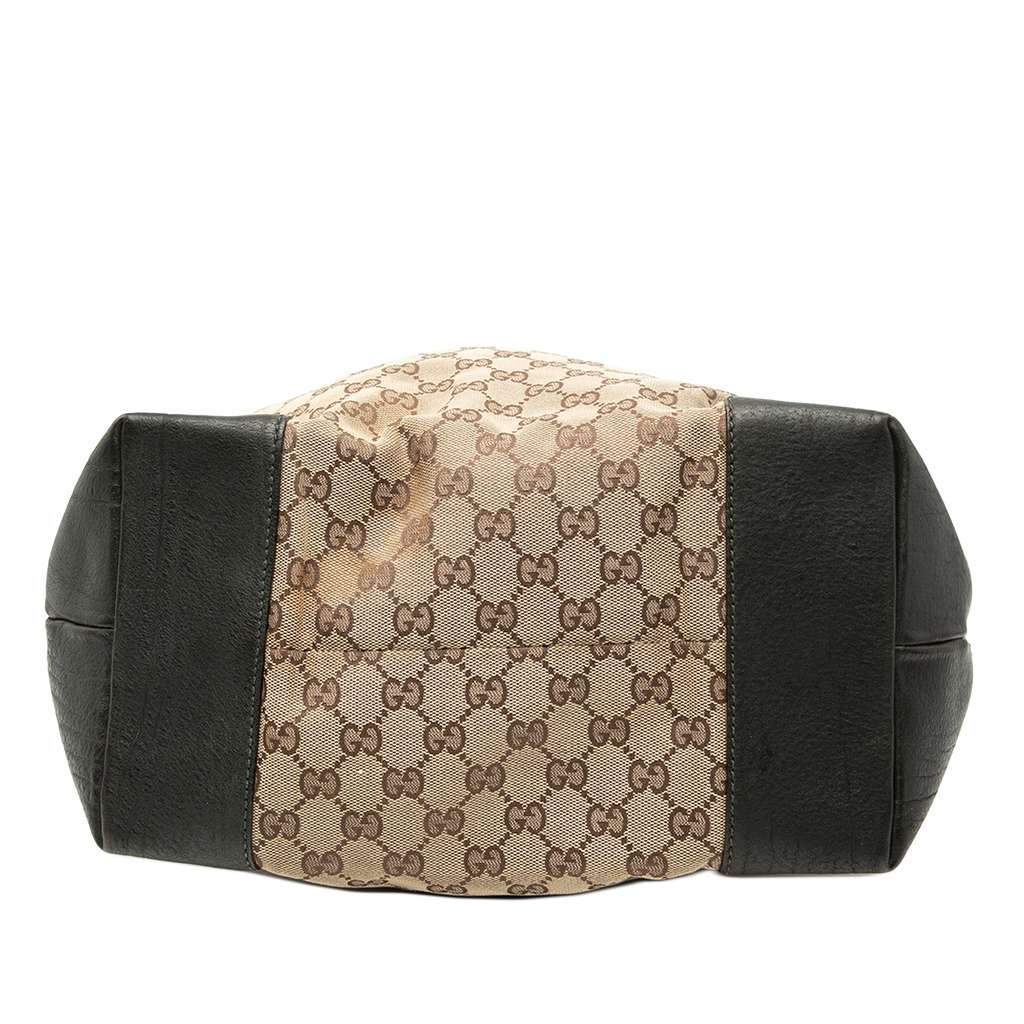 Gucci Large GG Canvas GG Charm Tote Beige Very good condition - Inside View