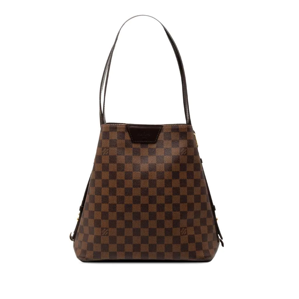 Louis Vuitton Damier Ebene Cabas Rivington Brown Very good - Front View