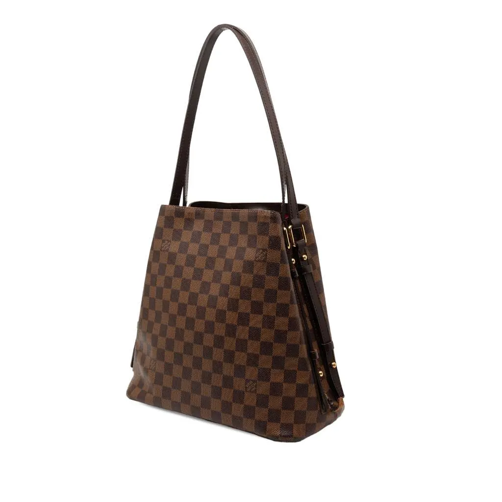 Louis Vuitton Damier Ebene Cabas Rivington Brown Very good - Back View