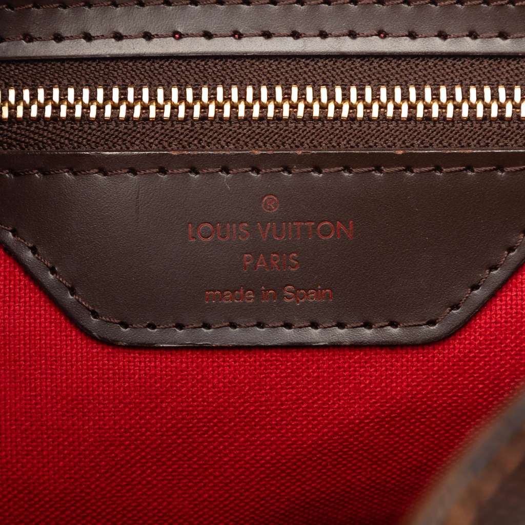 Louis Vuitton Damier Ebene Cabas Rivington Brown Very good condition - Box View