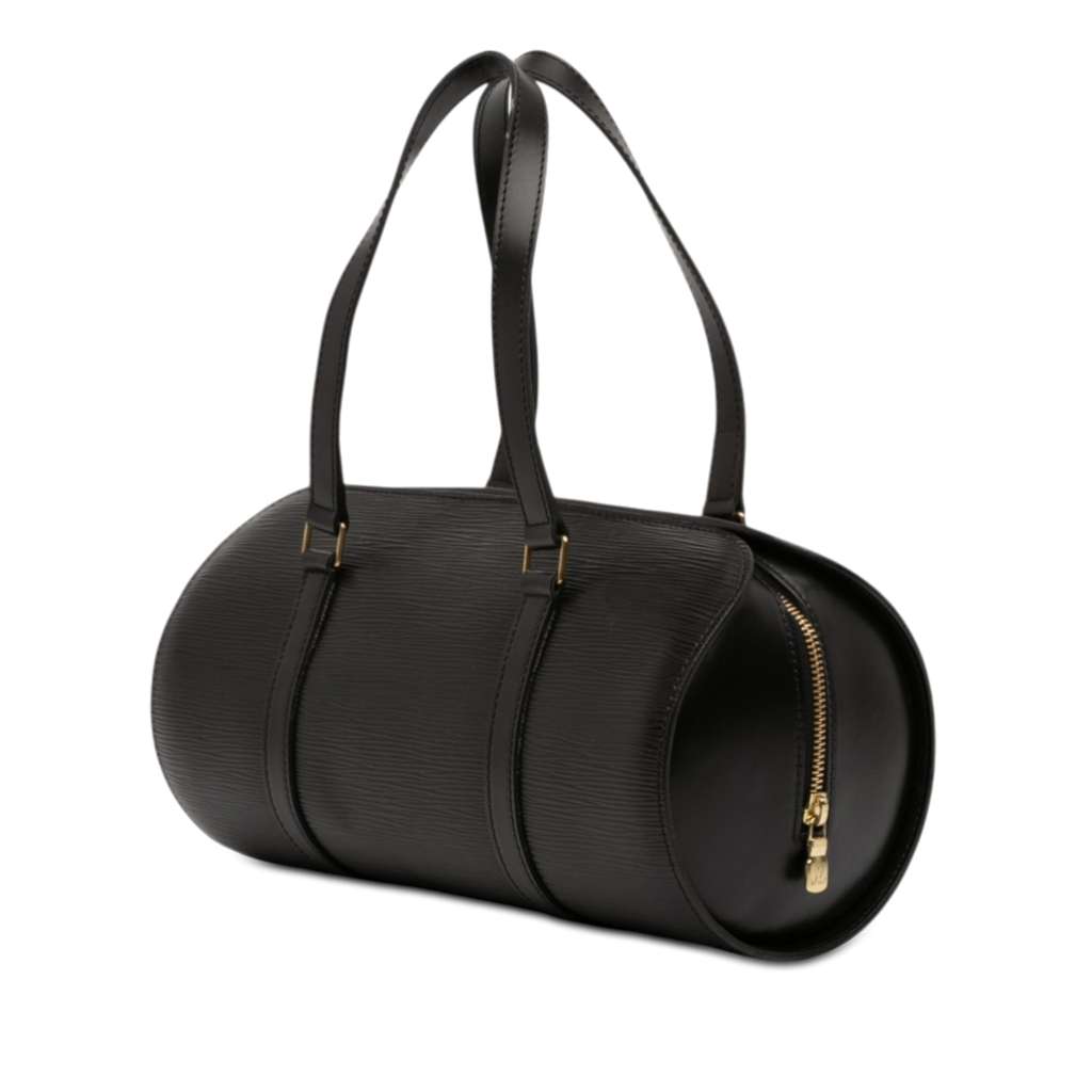 Louis Vuitton Epi Soufflot Black Leather Very good condition - Back View