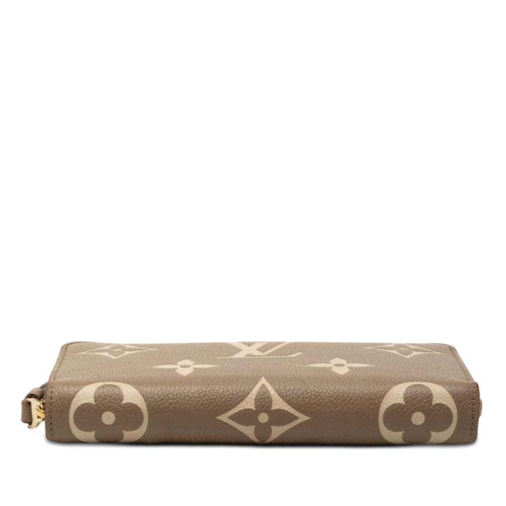 Louis Vuitton Bicolor Monogram Empreinte Giant Zippy Wallet Brown Leather Very good condition - Inside View