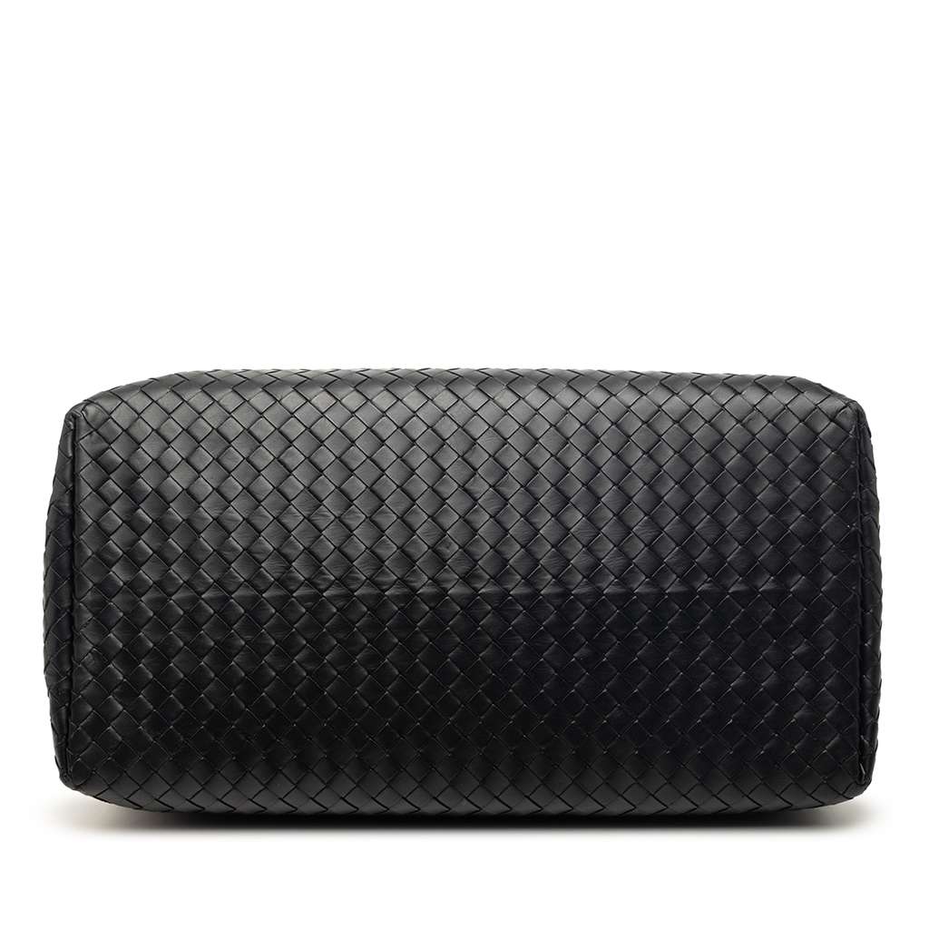 Bottega Veneta Medium Nappa Intrecciato Roma Tote Black Leather Very good condition - Inside View