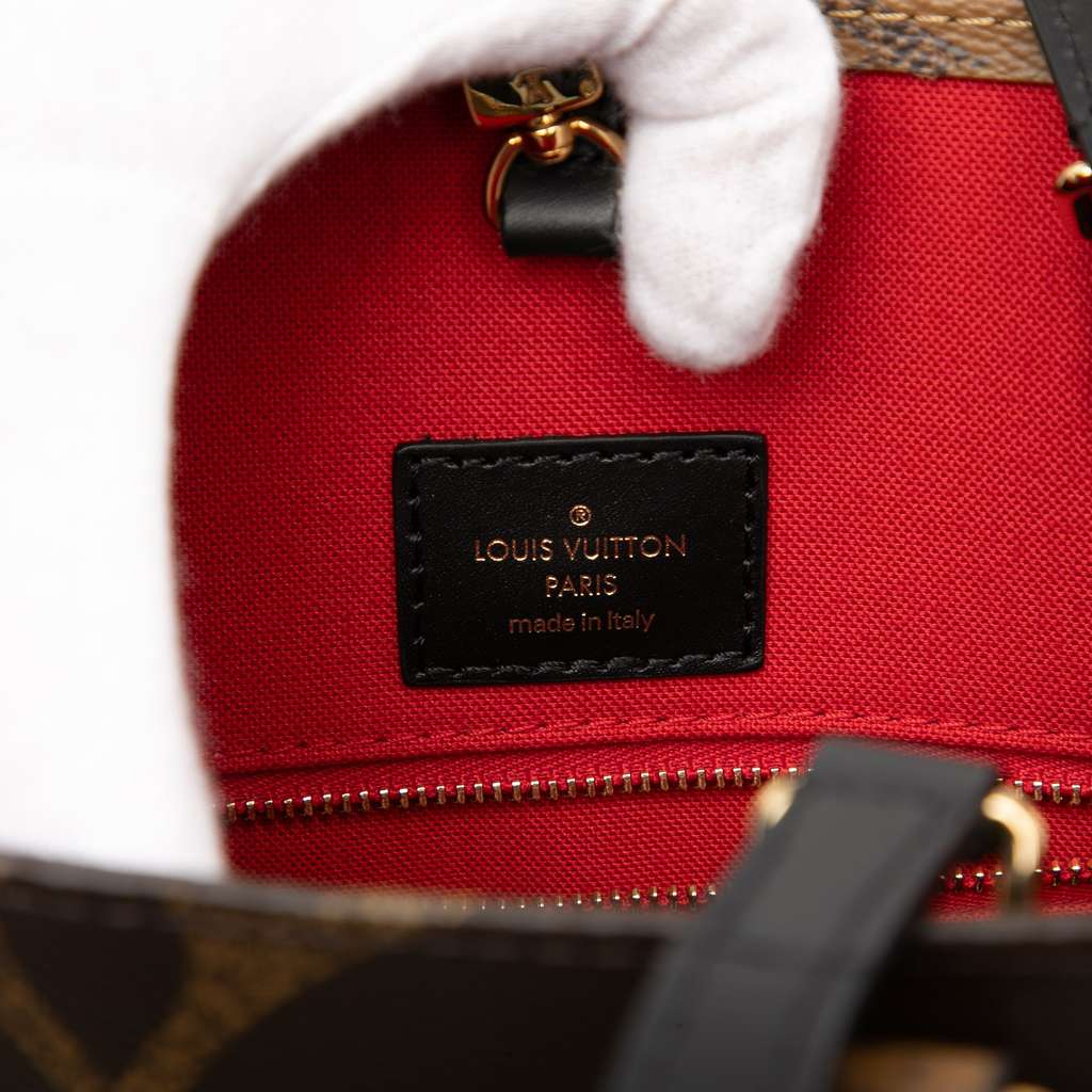 Louis Vuitton Monogram Giant OnTheGo MM Brown Very good condition - Box View