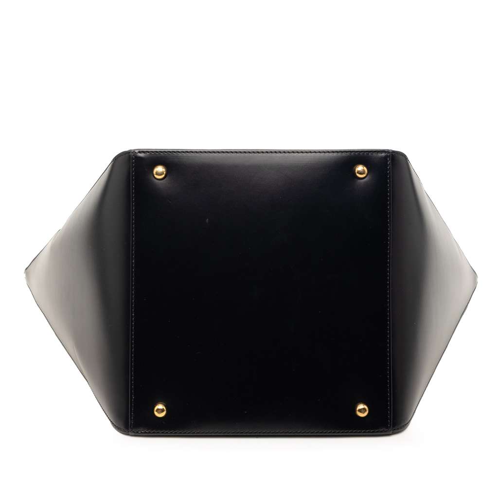 Cartier Leather Panthere Satchel Black Leather Very good condition - Inside View